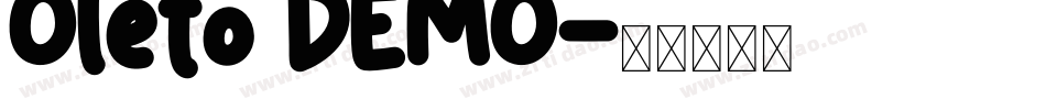 Oleto DEMO字体转换